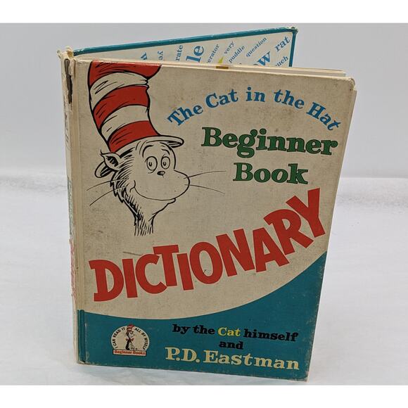 The Cat In The Hat Dictionary By The Cat Himself P.D. Eastman Vintage 1964 - Picture 14 of 16